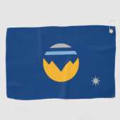 vlag van de stad Reno (Nevada) Golfhanddoek (Horizontaal)