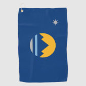vlag van de stad Reno (Nevada) Golfhanddoek (Voorkant)