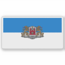 Vlag van de stad Riga, Letland Sticker