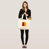 Vlag van de stad Rome, Italië Grote Tote Bag (Voorkant (model))