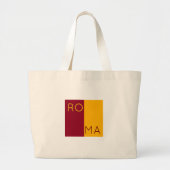 Vlag van de stad Rome, Italië Grote Tote Bag (Voorkant)