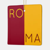 Vlag van de stad Rome, Italië Keramisch Ornament (Links)
