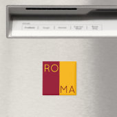 Vlag van de stad Rome, Italië Magneet (Insitu (Vaatwasser))