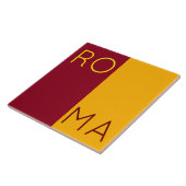 Vlag van de stad Rome, Italië Tegeltje (Zijkant)