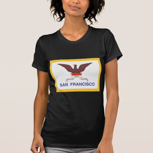 Vlag van de stad San Francisco T-shirt (Voorkant)