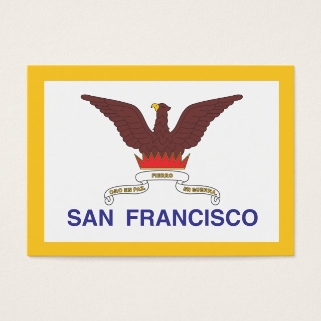 Vlag van de stad San Francisco Visitekaartjes (Voorkant)