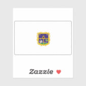 Vlag van de stad Santiago de Querétaro, Mexico Sticker (Vel)