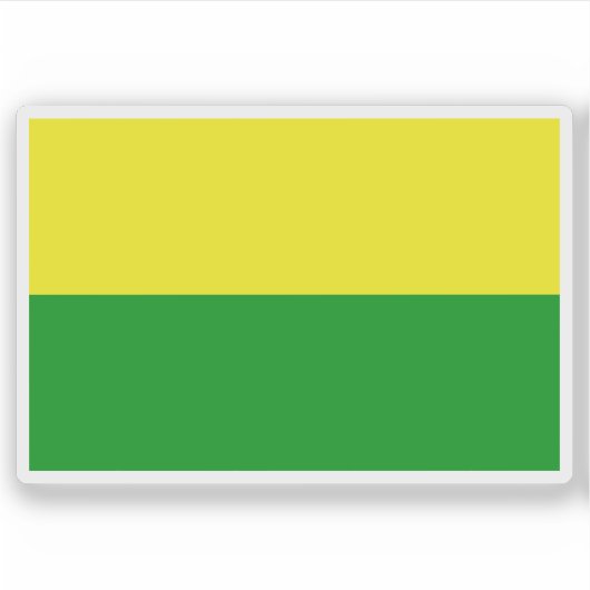 Vlag van de stad Sarteneja, Belize Sticker (Voorkant)