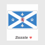 Vlag van de stad Stirling, Schotland Sticker (Vel)