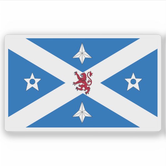 Vlag van de stad Stirling, Schotland Sticker (Voorkant)