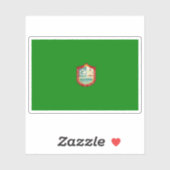 Vlag van de stad Sullana, Peru Sticker (Vel)