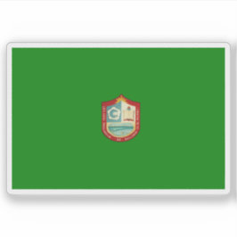 Vlag van de stad Sullana, Peru Sticker