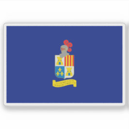 Vlag van de stad Tarma, Peru Sticker