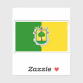Vlag van de stad Zapopan, Mexico Sticker (Vel)