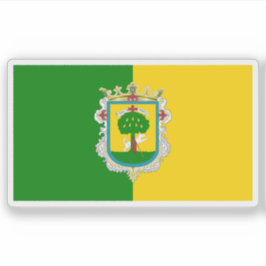 Vlag van de stad Zapopan, Mexico Sticker