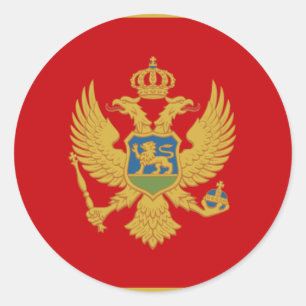 Vlag van de Sticker van Montenegro