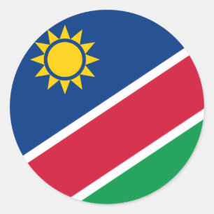 Vlag van de Sticker van Namibië