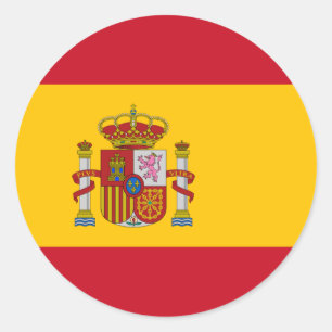 Vlag van de Sticker van Spanje