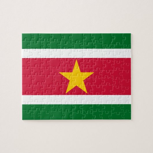 Vlag van de Surinaamse Fotopuzzel Legpuzzel (Horizontaal)