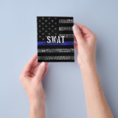 Vlag van de SWAT-politie Flyer (Hand)