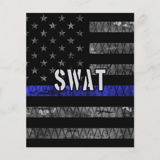 Vlag van de SWAT-politie Flyer (Voorkant)