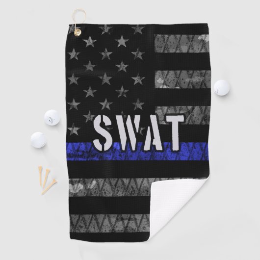 Vlag van de SWAT-politie Golfhanddoek (Insitu)