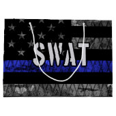 Vlag van de SWAT-politie Groot Cadeauzakje (Achterkant)