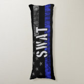 Vlag van de SWAT-politie Lichaamskussen (Voorkant Verticaal)