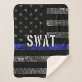 Vlag van de SWAT-politie Sherpa Deken (Voorkant)