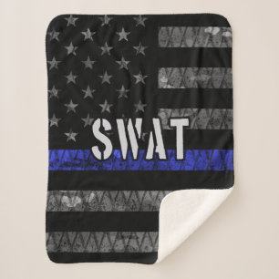Vlag van de SWAT-politie Sherpa Deken