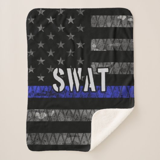 Vlag van de SWAT-politie Sherpa Deken (Voorkant)