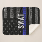 Vlag van de SWAT-politie Sherpa Deken (Voorkant (horizontaal))
