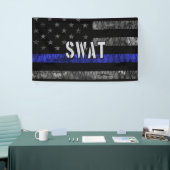 Vlag van de SWAT-politie Spandoek (Beurs)