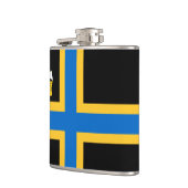 Vlag van de taaitheidskolf heupfles (Links)