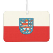 Vlag van de Thüringen-Muismat Luchtverfrisser (Voorkant)