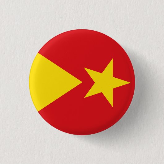 Vlag van de Tigray-regio Ronde Button 3,2 Cm (Voorkant)