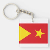 Vlag van de Tigray-regio Sleutelhanger (voorkant)