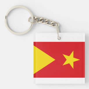 Vlag van de Tigray-regio Sleutelhanger