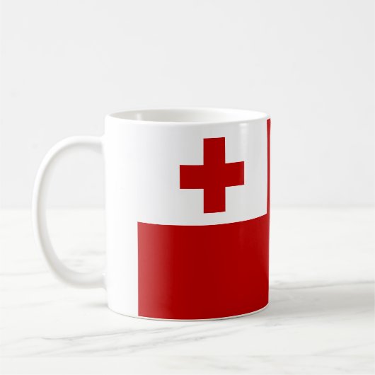 Vlag van de Tonga-Mok Koffiemok (Links)