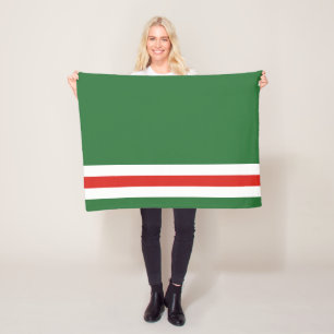 Vlag van de Tsjetsjeense Republiek Itsjkerië Fleece Deken