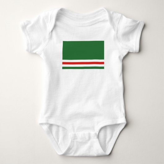 Vlag van de Tsjetsjeense Republiek Itsjkerië Romper (Voorkant)