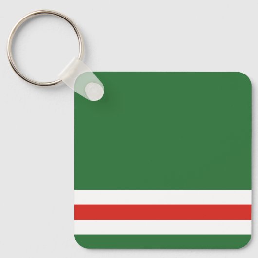 Vlag van de Tsjetsjeense Republiek Itsjkerië Sleutelhanger (Voorkant)