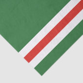Vlag van de Tsjetsjeense Republiek Itsjkerië Tissuepapier (Detail)