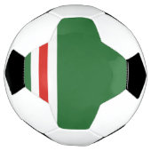 Vlag van de Tsjetsjeense Republiek Itsjkerië Voetbal (Gedraaid)