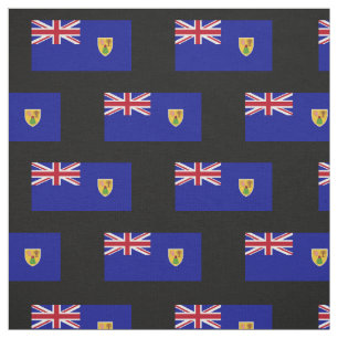 Vlag van de Turks- en Caicoseilanden Stof