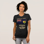 Vlag van de Turks- en Caicoseilanden T-shirt (Voorkant volledig)