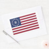 Vlag van de Tweede Amerikaanse Revolutie Rechthoekige Sticker (Envelop)