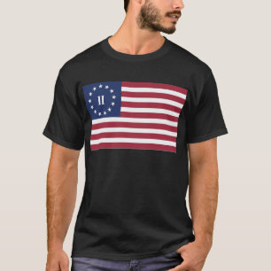 Vlag van de Tweede Amerikaanse Revolutie T-shirt