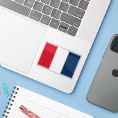 Vlag van de Tweede Franse Republiek (1848) Sticker (Laptop met iPhone)