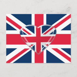 Vlag van de uniale vlag met het Ontwerp van het Ha Briefkaart